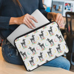 Capa Para Notebook Deer Pattern, Baby Deer, Boho, Flores, Lua<br><div class="desc">Padrão bonito,  divertido e adorável com silhuetas de veados,  flores e lua. Presente moderno e moderno,  perfeito para o amante do feitiço na sua vida.</div>