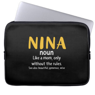 Capa Para Notebook Definição de Nina de Arte Mãe