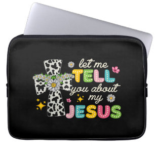 Capa Para Notebook Deixem-Me Falar-Vos Sobre O Meu Jesus Groovy Chris