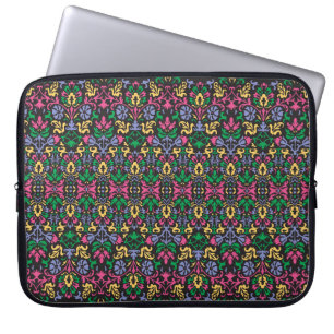 Capa Para Notebook Delicado Damasco Barroco Victoriano Sem Seiva