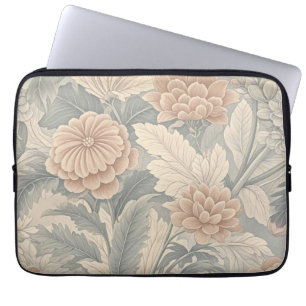Capa Para Notebook delicado floral maleável inspirado na vintagem ele