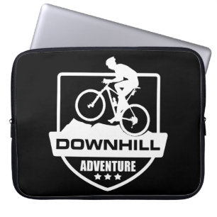 Capa Para Notebook Descida de bicicleta de montanha
