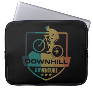 Capa Para Notebook Descida de bicicleta de montanha