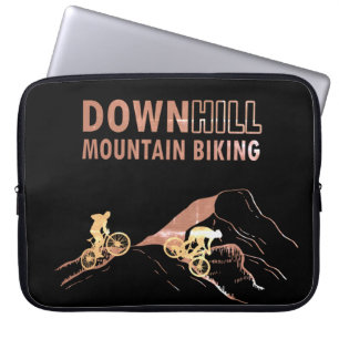 Capa Para Notebook Descida de bicicleta de montanha