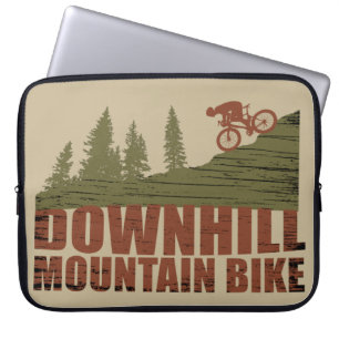 Capa Para Notebook Descida de bicicleta de montanha
