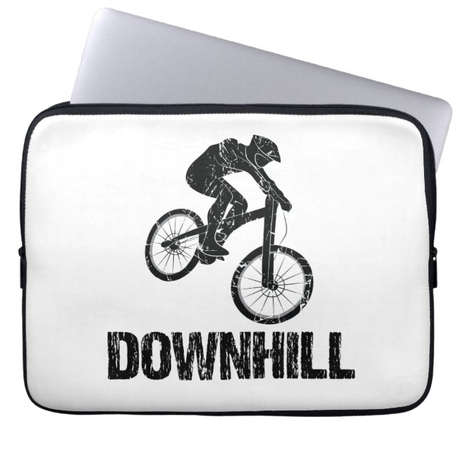 Capa Para Notebook Descida Mountain Biker (Frente)