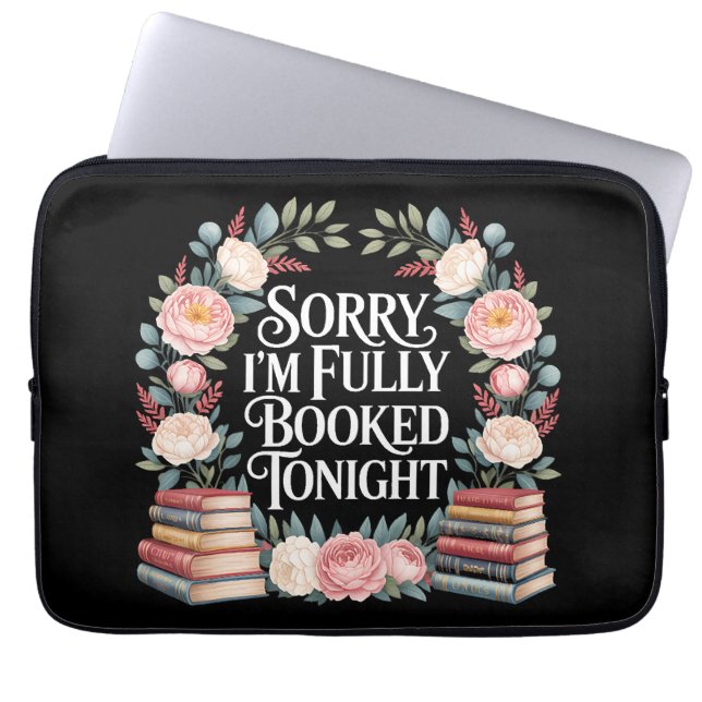 Capa Para Notebook Desculpe, estou totalmente reservado esta noite (Frente)