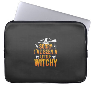 Capa Para Notebook Desculpe, Estou Um Pouco Bruxa Halloween