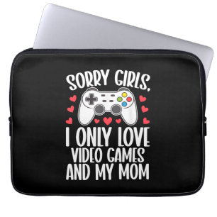 Capa Para Notebook Desculpe Meninas Eu Só Amo Videos games e Minha Mã