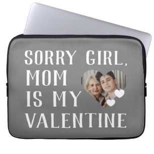 Capa Para Notebook Desculpe Meninas Mamãe É Minha Família Simples Nam