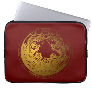 Capa Para Notebook Deseje a alguém um novo L chinês feliz e bem suc