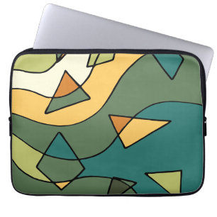 Capa Para Notebook desenho abstrato vintage feito à mão