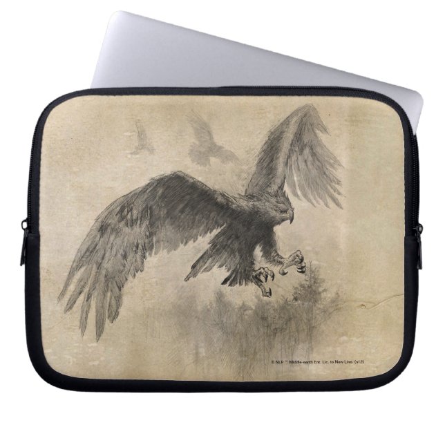 Capa Para Notebook Desenho das Águias excelentes (Frente)