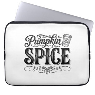 Capa Para Notebook Desenho de Camisa de Outono de Café Vintage de Abó