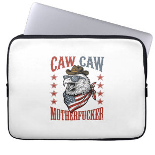Capa Para Notebook Desenho de Camisa Engraçado Vintage Águia Patrióti