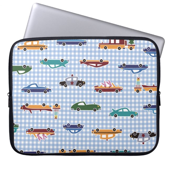 Capa Para Notebook Desenho De Carro Bonito: Simples E Sem Olhos (Frente)