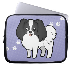 Capa Para Notebook Desenhos animados Phalene/japonês Chin