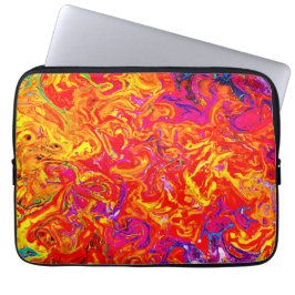 Capa Para Notebook Design abstrato das cores da mandioca