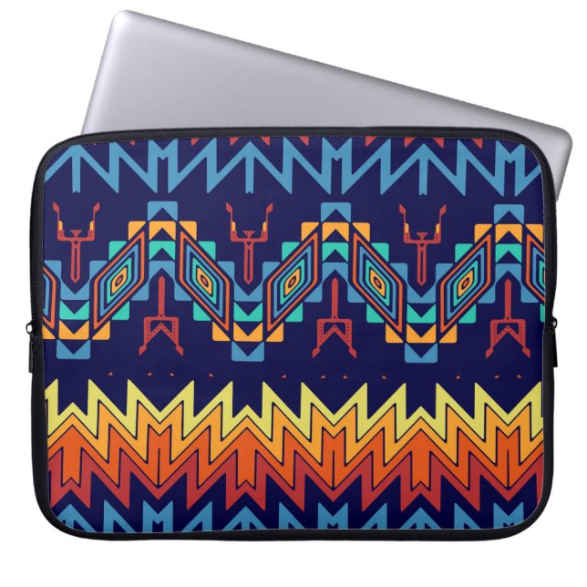 Capa Para Notebook Design abstrato de design tribal (Frente)