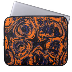 Capa Para Notebook Design abstrato na bolsa de laptop do neopreno 15