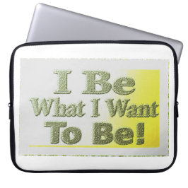 Capa Para Notebook Design Bonita Sobre "I Be"
