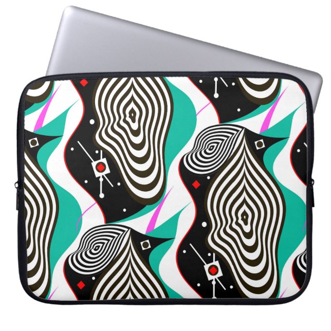 Capa Para Notebook Design Criativo de padrão sem costura abstrato (Frente)