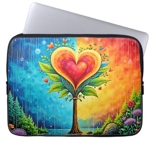 Capa Para Notebook Design da árvore do amor e da vida
