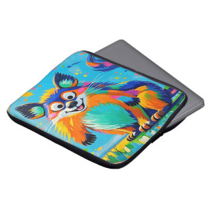 Capa Para Notebook Design de abstrato de arte colorida