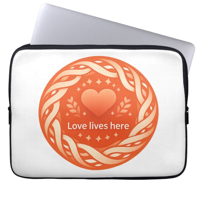 Capa Para Notebook Design de Amor em Casa Aconchegante (Frente)