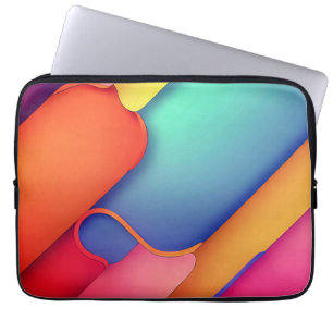 Capa Para Notebook Design de arte moderna dobra de cor
