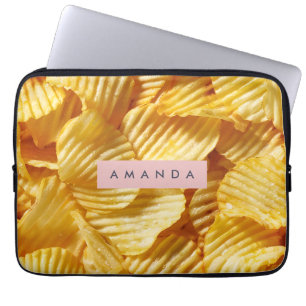 Capa Para Notebook Design de Batata Chips Crocante Personalizado