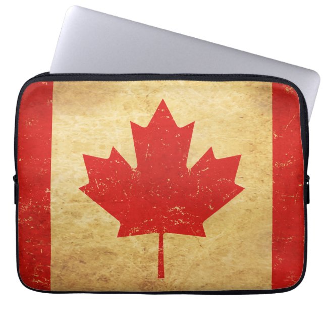 Capa Para Notebook Design de Bolsa de laptop do Flag Canadá (Frente)
