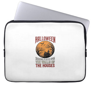 Capa Para Notebook Design de Camisa da Lua da Casa Assombrada do Hall