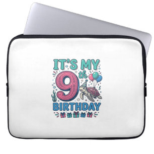 Capa Para Notebook Design de Camisa Vintage Infantil Tartaruga de Ani