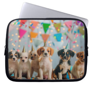 Capa Para Notebook Design de Celebração de Festa de Aniversário de Ca
