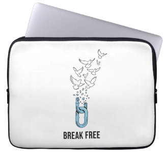 Capa Para Notebook Design de Citação Inspiradora Liberdade