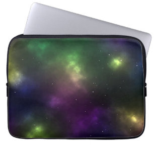 Capa Para Notebook Design de Constelações do Espaço Cósmico Abstrato