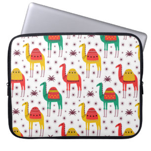 Capa Para Notebook Design de cor plana do padrão de câmara