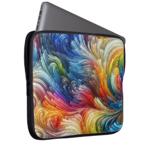 Capa Para Notebook Design de Espectro abstrato