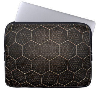 Capa Para Notebook Design de favo de mel geométrico moderno