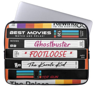 Capa Para Notebook Design de Filme VHS Retroativo