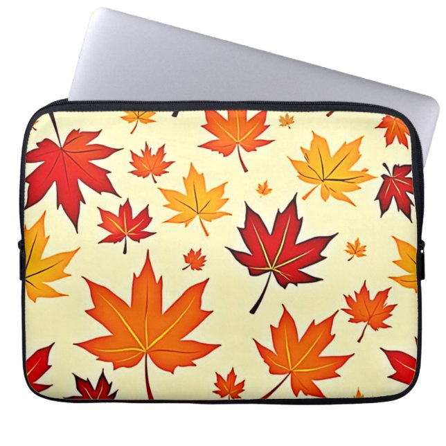 Capa Para Notebook Design de Folhagem de Outono Perfeita (Frente)