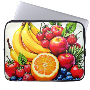 Capa Para Notebook Design de Fruta de Delícia de Fresca Vibrante