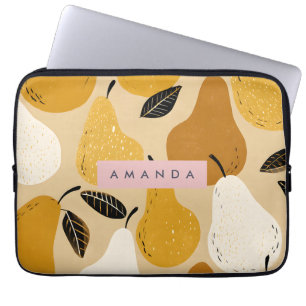 Capa Para Notebook Design de Fruta Pera de Outono Personalizado