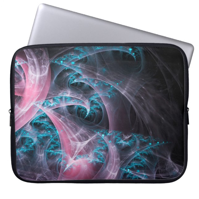 Capa Para Notebook Design de fundo de textura fractal (Frente)