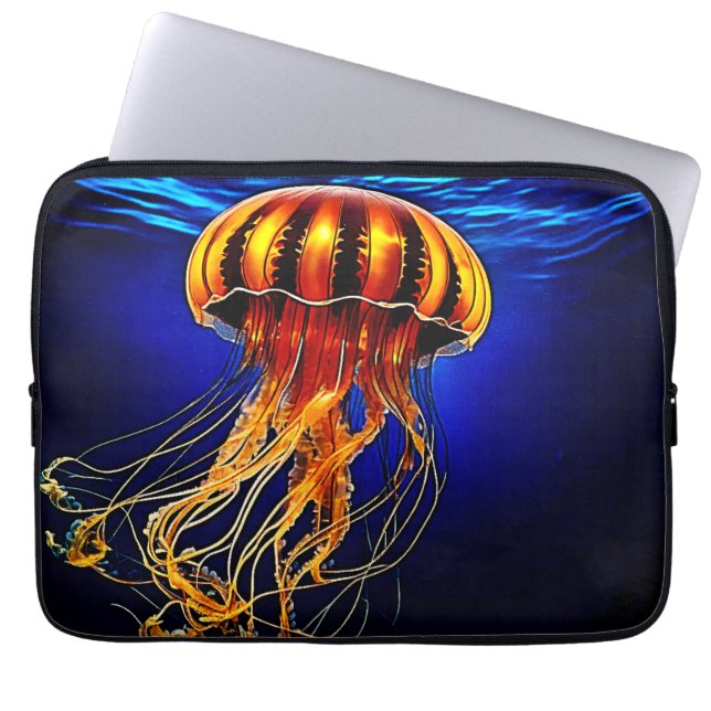 Capa Para Notebook Design de geladeiras do Oceano Brilhante (Frente)