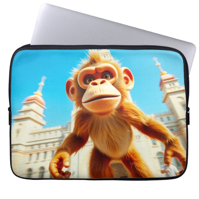 Capa Para Notebook Design de Macaco (Frente)