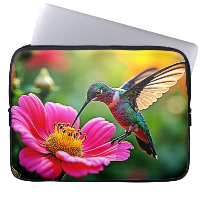 Capa Para Notebook Design de Momentos de Hummingbird Mágico (Frente)