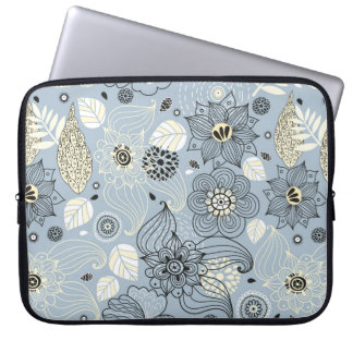 Capa Para Notebook Design de outono Floral