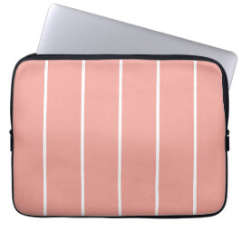 Capa Para Notebook Design de padrão de listra vertical em cor suave